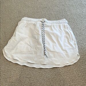 White tennis skort